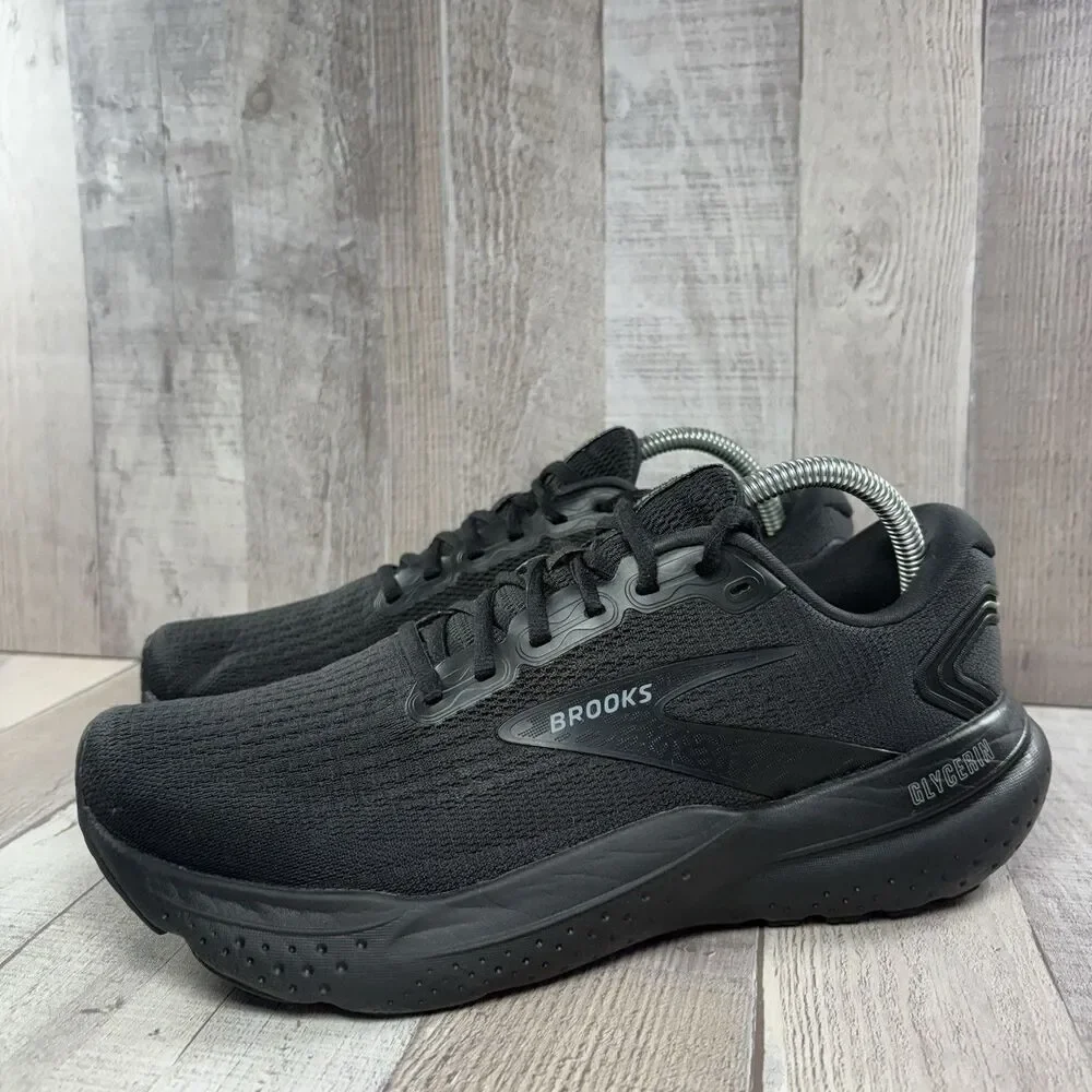 Brooks Glycerin 21 Men's 9.5 Running Shoes Athletic Sneakers DNA Triple Black